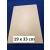 Płyta HDF #3mm / Podkładka 33x19cm, deseczka 33x19cm , baza / TYŁ BIAŁY / 3453